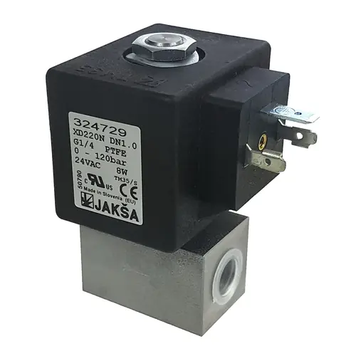 ELEKTROZAWÓR JAKŠA XD220N 0-120BAR G1/4' PTFE AC, 324729
